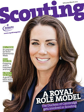 Kate Middleton, Scouting Kate Middleton, Scouting